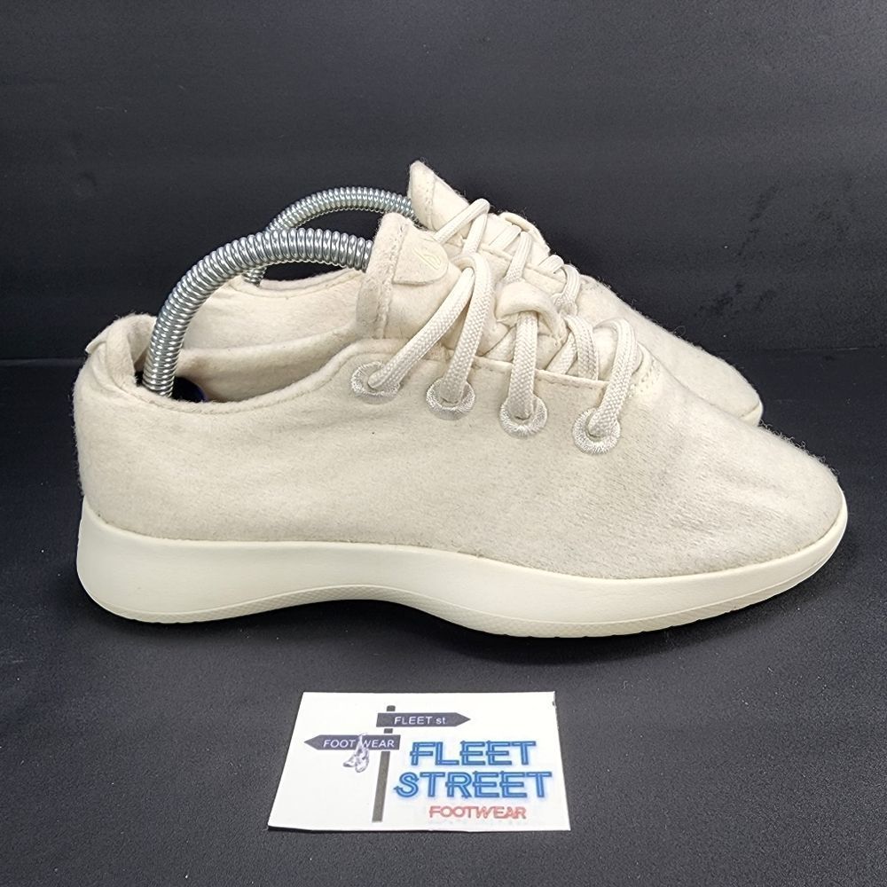 Allbirds Womens Wool Runners White Round Toe Low Top Lace Up Sneaker Shoes sz 6